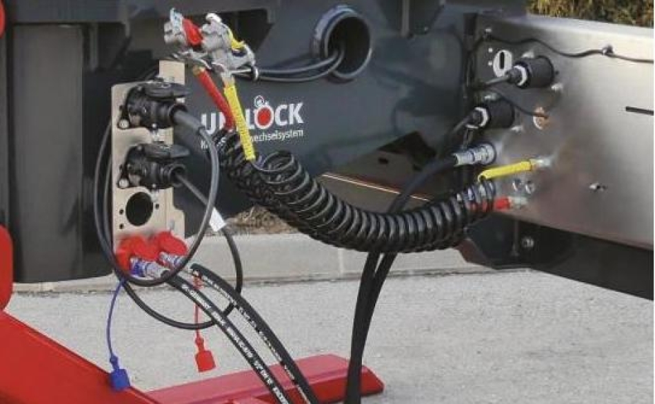 Anhängerhydraulik Variante B Zusatzausstattung Unilock