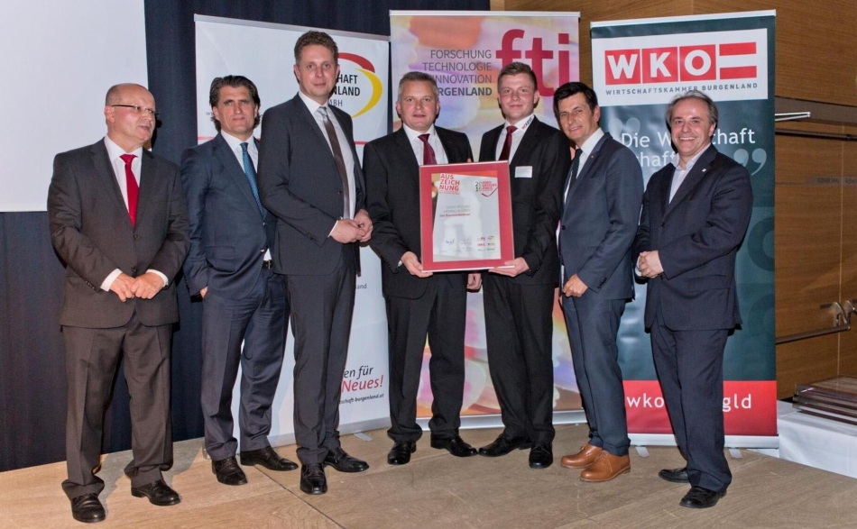Burgenländischer Innovationspreis 2016 für Dunst Hydraulik