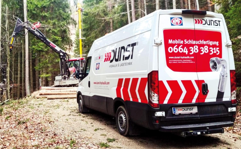 Mobile Schlauchfertigung mit 24h Notdienst