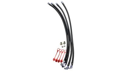 Schlauchausrüstung obere Schläuche KM