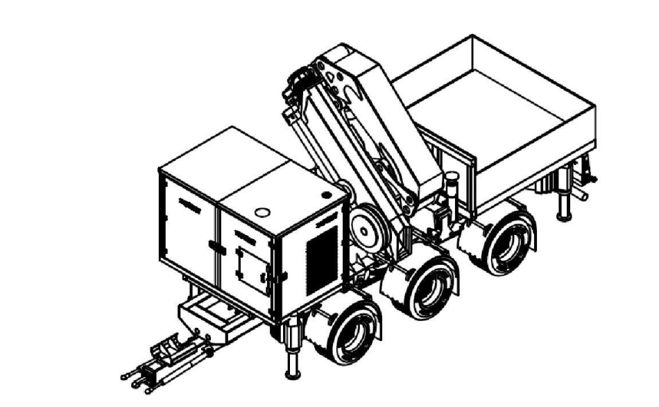 Skizze Baumeisterkran von oben