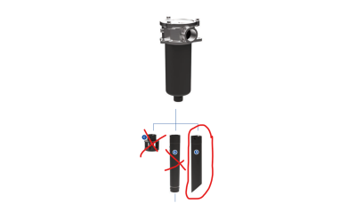 Verlängerung Filter